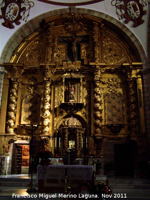 Iglesia de San Miguel Arcángel - Iglesia de San Miguel Arcángel. Retablo