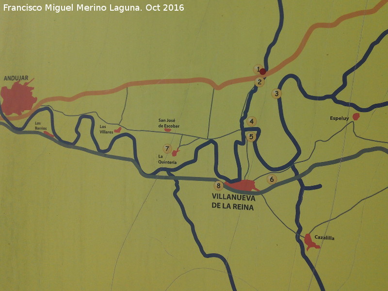 Rollo de los Colgados o de los Ganchos - Rollo de los Colgados o de los Ganchos. Mapa. Número 6