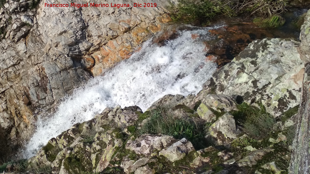 Cascada del Cimbarrillo - Cascada del Cimbarrillo. Parte alta