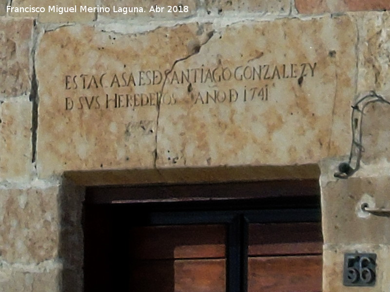 1741 - 1741. Calle Ribera del Puente - Salamanca