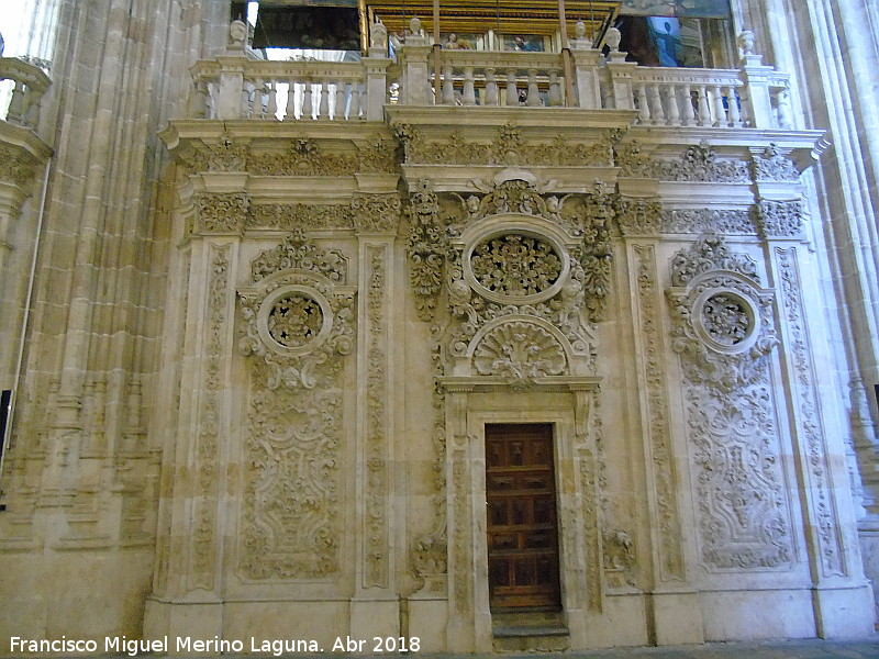 Catedral Nueva. Coro - Catedral Nueva. Coro. Puerta del lado de la Epístola