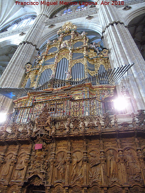 Catedral Nueva. Órgano del Evangelio - Catedral Nueva. Órgano del Evangelio. 