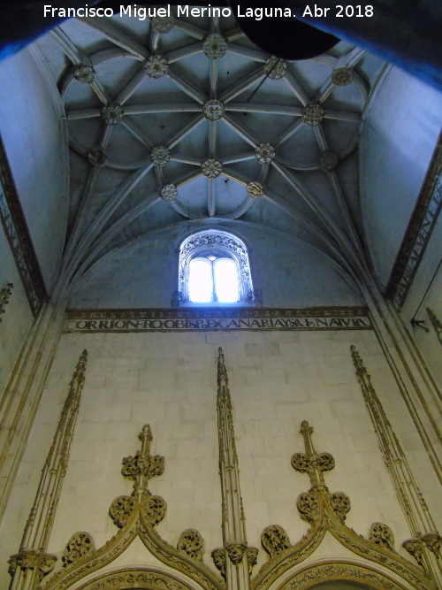 Catedral Nueva. Capilla de la Virgen de la Verdad - Catedral Nueva. Capilla de la Virgen de la Verdad. Bóveda de crucería