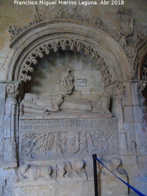 Catedral Vieja. Claustro - Catedral Vieja. Claustro. Sepulcro del ala sur
