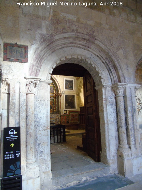 Catedral Vieja. Capilla de Santa Bárbara - Catedral Vieja. Capilla de Santa Bárbara. 