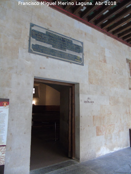 Escuelas Mayores. Aula Fray Luis de León - Escuelas Mayores. Aula Fray Luis de León. 