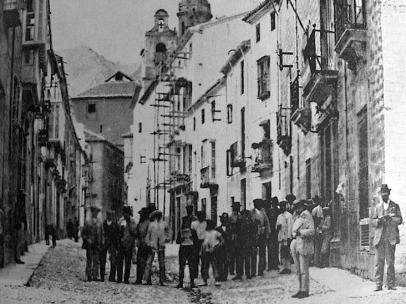 Calle Hurtado - Calle Hurtado. Foto antigua