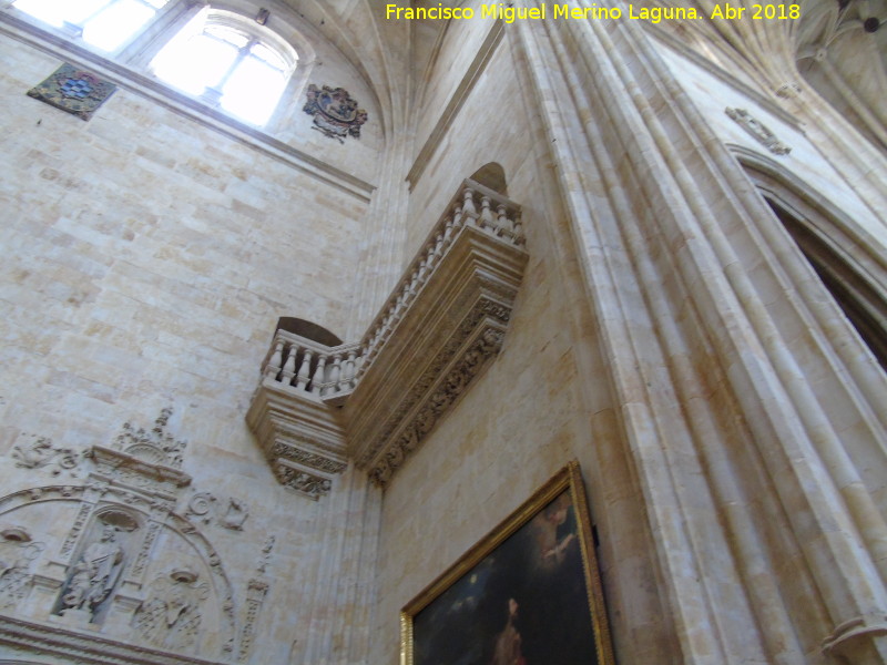 Convento de San Esteban. Iglesia - Convento de San Esteban. Iglesia. Balcón
