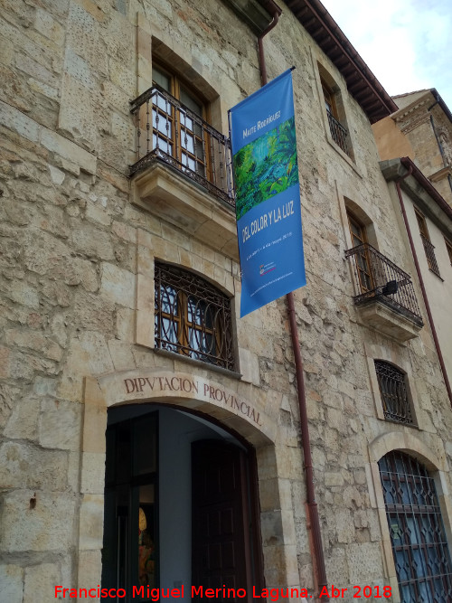 Palacio de la Salina o Fonseca - Palacio de la Salina o Fonseca. Casas aledañas absorbidas por el palacio