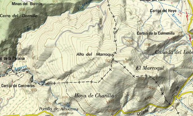 Alto del Marroquí - Alto del Marroquí. Mapa