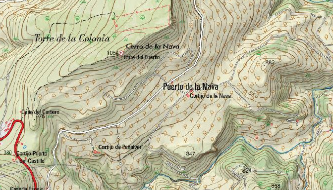 Cortijo de la Nava - Cortijo de la Nava. Mapa