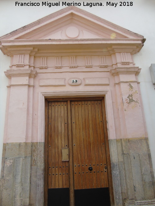 Casa de la Calle Pozanco n 13 - Casa de la Calle Pozanco n 13. Portada