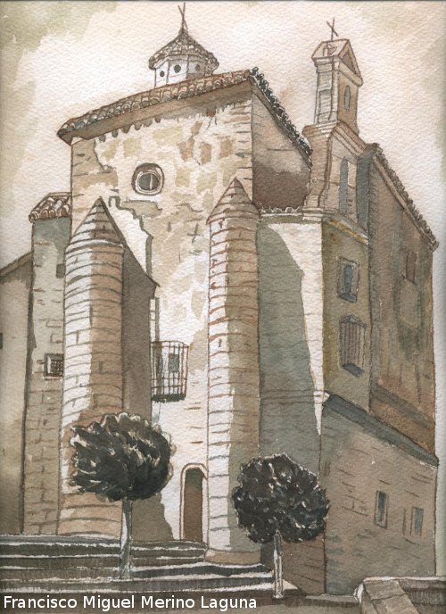 Santuario de las Reliquias - Santuario de las Reliquias. Dibujo de Isabel Laguna López