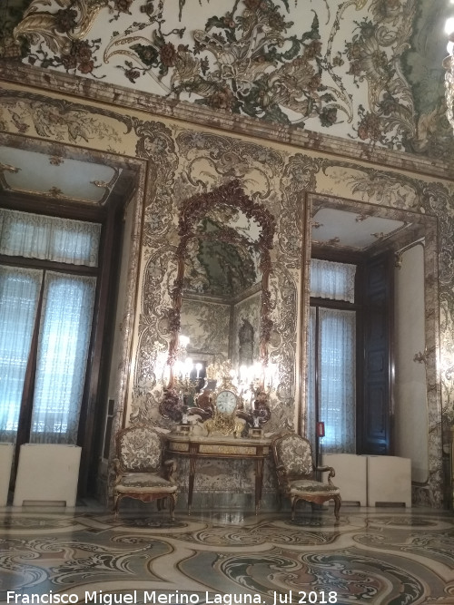 Palacio Real. Salón de Gasparini - Palacio Real. Salón de Gasparini. 