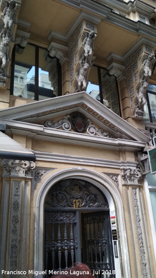 Edificio de la Gran Vía nº 12 - Edificio de la Gran Vía nº 12. Portada