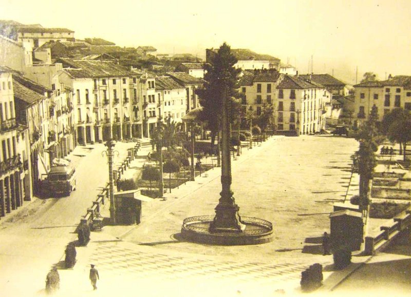 Paseo de la Constitución - Paseo de la Constitución. Foto antigua
