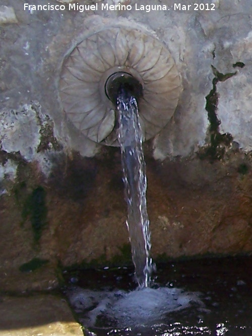 Fuente de la Seda - Fuente de la Seda. Caño