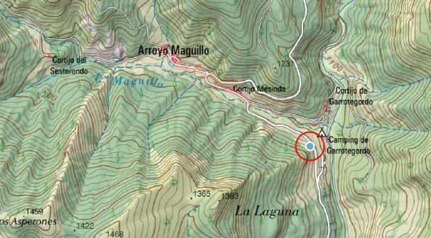 Fuente de la Carretera de Río Madera - Fuente de la Carretera de Río Madera. Mapa