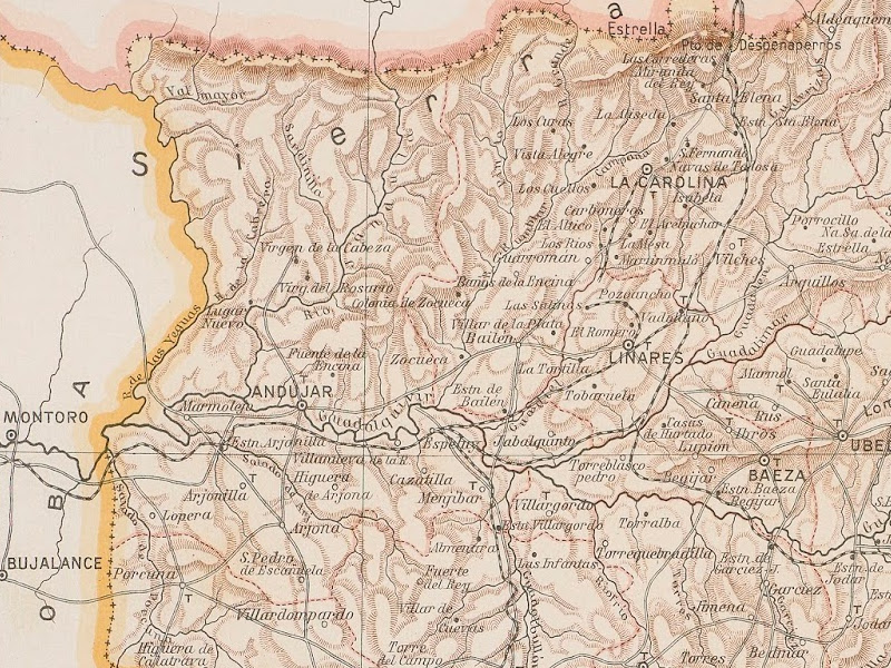 Aldea Lugar Nuevo - Aldea Lugar Nuevo. Mapa 1910