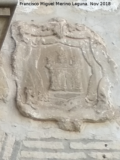 Casa de la Cuesta de San Gil n 10 - Casa de la Cuesta de San Gil n 10. Escudo derecho