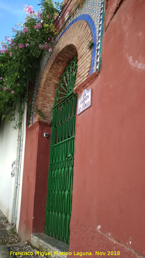 Carmen de Santo Tomás - Carmen de Santo Tomás. Puerta