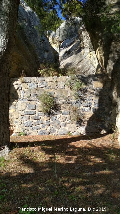 Callej�n del Cerro de Santa Catalina - Callej�n del Cerro de Santa Catalina. Muro de contenci�n