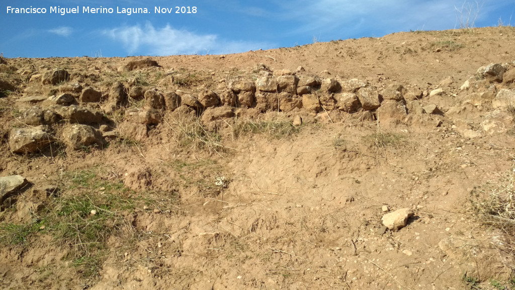 Oppidum de Giribaile. Muralla Sur - Oppidum de Giribaile. Muralla Sur. 
