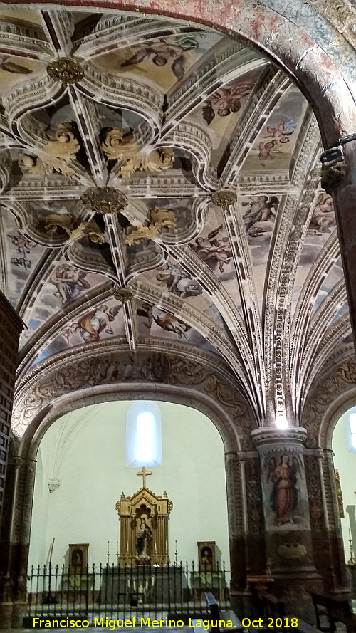 Monasterio de San Jerónimo. Iglesia - Monasterio de San Jerónimo. Iglesia. Bóveda de crucería baja del coro