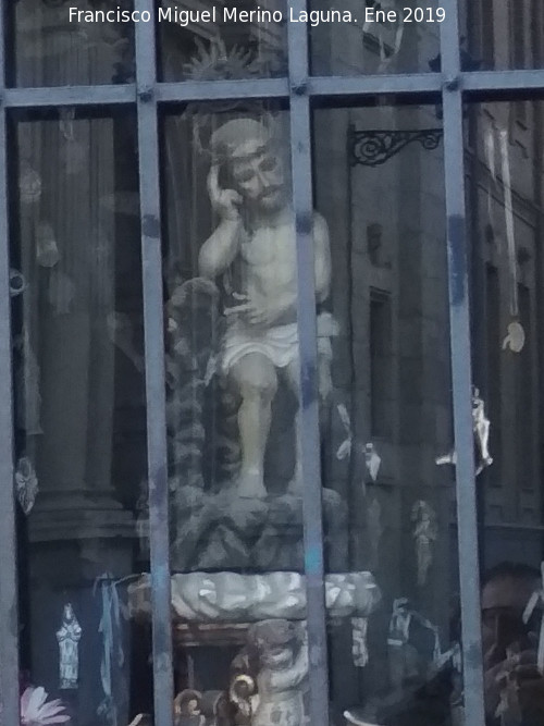 Hornacina del Hospital de San Juan de Dios - Hornacina del Hospital de San Juan de Dios. Jesús sentado