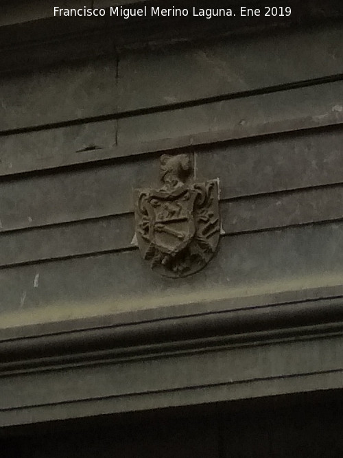 Casa de la Carrera del Darro n 17 - Casa de la Carrera del Darro n 17. Escudo
