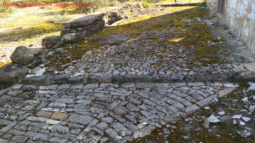 Cortijo de San Pedro - Cortijo de San Pedro. Pat�n empedrado