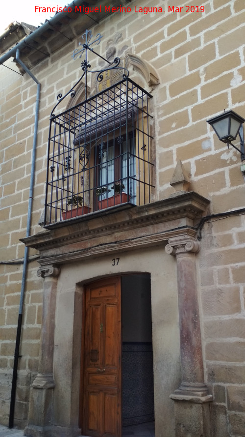 Casa de la Calle Luis Redondo Martínez Rey nº 37 - Casa de la Calle Luis Redondo Martínez Rey nº 37. Portada