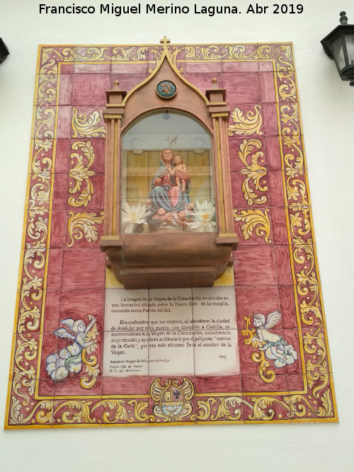 Hornacina de la Virgen de la Consolación - Hornacina de la Virgen de la Consolación. 