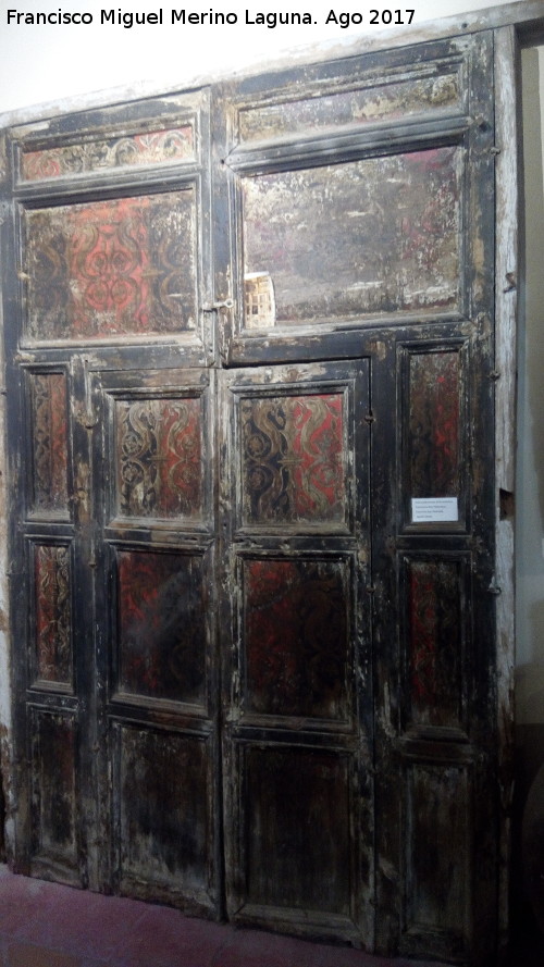 Casa Museo de Arte Andalusí - Casa Museo de Arte Andalusí. Puerta policromada de estilo plateresco