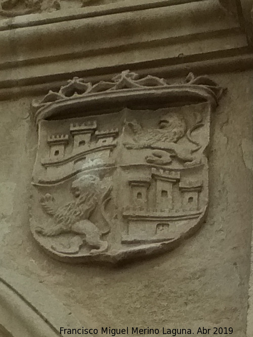 Monasterio de la Cartuja. Comps - Monasterio de la Cartuja. Comps. Escudo derecho