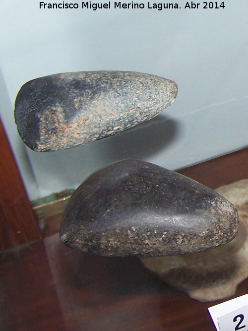 Ciudad iberorromana de Isturgi - Ciudad iberorromana de Isturgi. Hachas votivas. Museo Arqueológico Profesor Sotomayor - Andújar