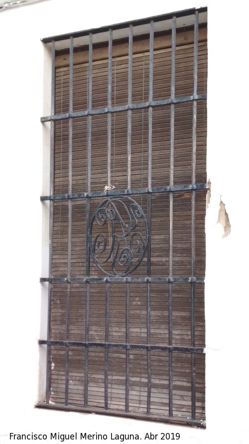 Casa de la Calle Fernando Belmonte nº 12 - Casa de la Calle Fernando Belmonte nº 12. Reja
