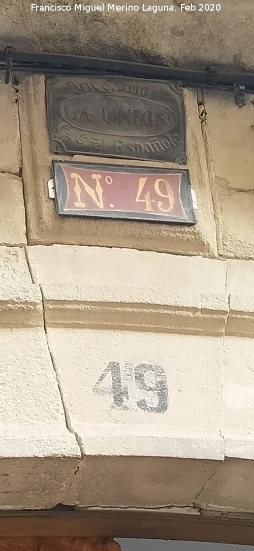 Casa de la Calle Real n� 49 - Casa de la Calle Real n� 49. N�mero