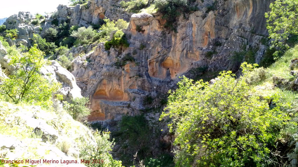 Cañón de la Tinaja - Cañón de la Tinaja. Abrigos