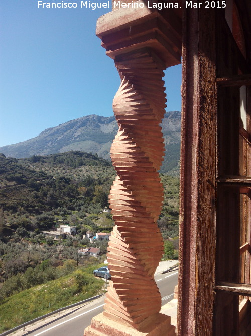 Casería Jódar - Casería Jódar. Columna estilo Berges