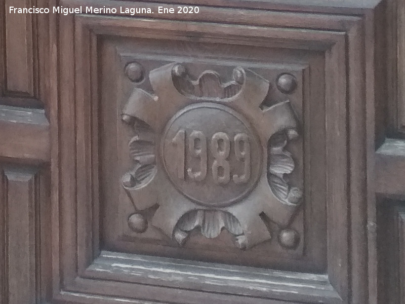 1989 - 1989. Calle Antonio Moreno - Baeza