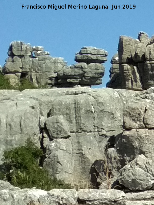 Torcal de Antequera. El Gorrión - Torcal de Antequera. El Gorrión. 