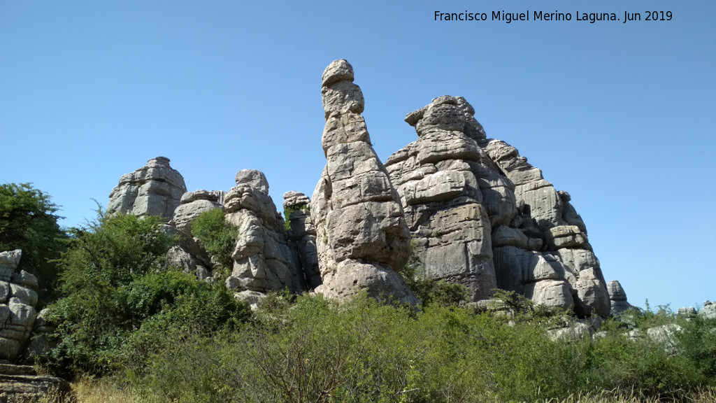 Torcal de Antequera. La Botella - Torcal de Antequera. La Botella. 