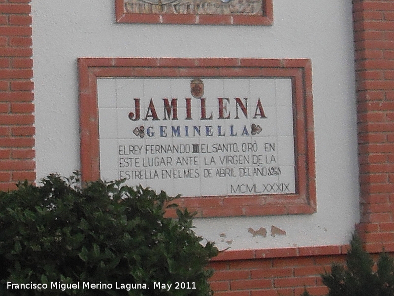 Monumento a San Fernando - Monumento a San Fernando. Inscripción