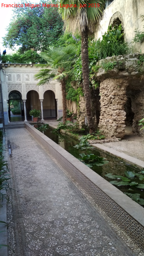 Camen de los Mártires. Patio Nazarí - Camen de los Mártires. Patio Nazarí. 