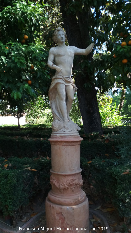 Carmen de los Mártires. Jardín Francés - Carmen de los Mártires. Jardín Francés. Escultura