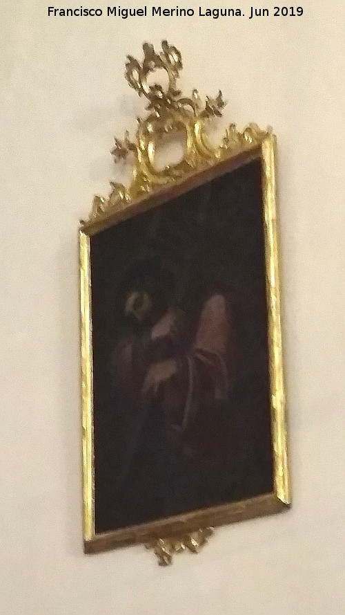 Iglesia de San Pedro y San Pablo. Capilla de Jesús de la Sentencia - Iglesia de San Pedro y San Pablo. Capilla de Jesús de la Sentencia. Cuadro de la pared derecha