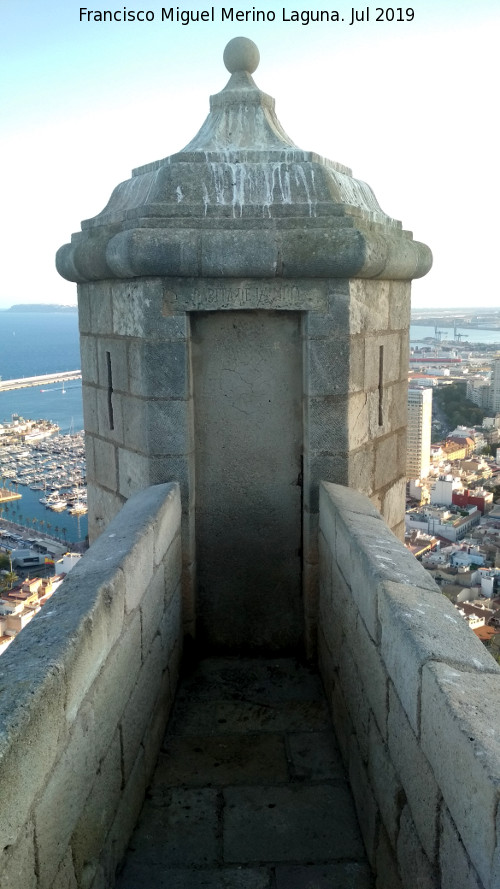 Castillo de Santa Bárbara. Garita de la Mina - Castillo de Santa Bárbara. Garita de la Mina. 