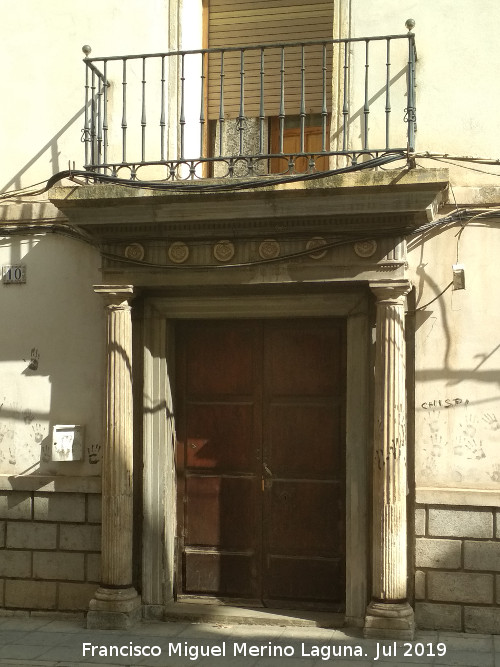 Casa de la Calle Agua nº 10 - Casa de la Calle Agua nº 10. Portada