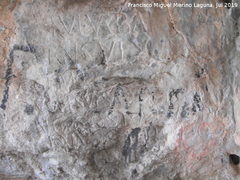 Inscripción romana de la Cueva del Agua - Inscripción romana de la Cueva del Agua. 
